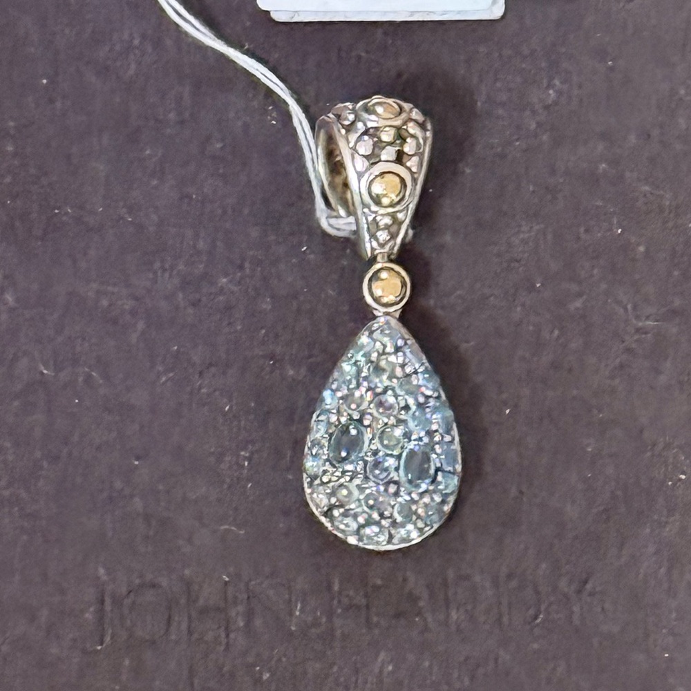 John Hardy Blue Topaz Pendant